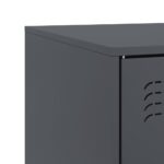 vidaXL TV skrinka antracitová 99x39x44 cm oceľ – Obrázok 10