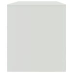 vidaXL TV skrinka biela 99x39x44 cm oceľ – Obrázok 8