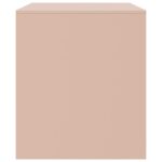 vidaXL TV skrinka ružová 67x39x44 cm oceľ – Obrázok 8