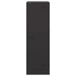 vidaXL Komoda čierna 34,5x39x107 cm oceľ – Obrázok 6