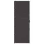 vidaXL Komoda čierna 34,5x39x107 cm oceľ – Obrázok 8