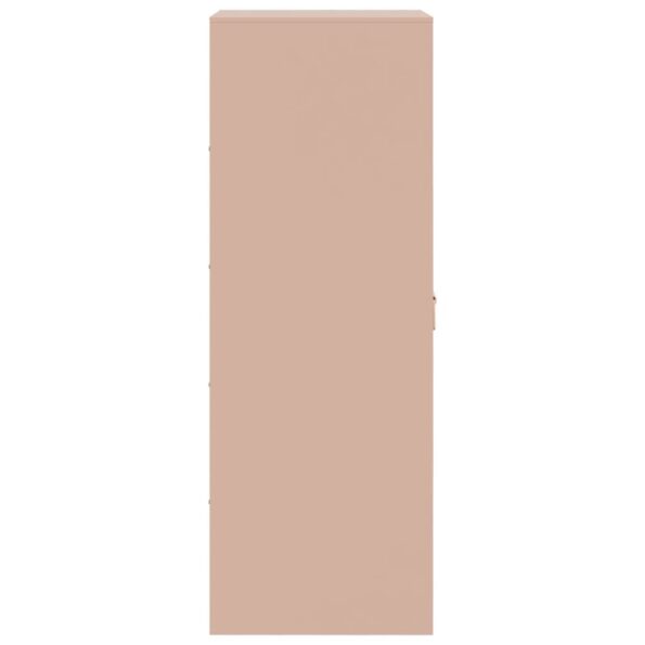 vidaXL Komoda ružová 34,5x39x107 cm oceľ – Obrázok 8