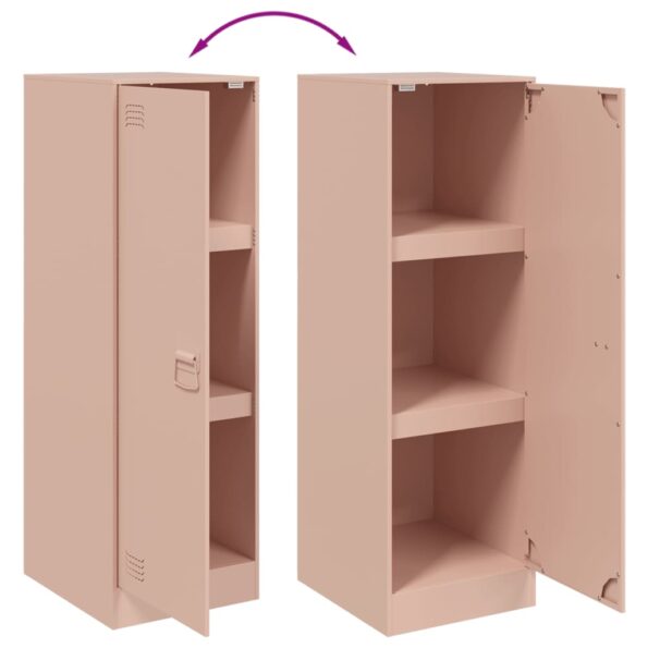 vidaXL Komoda ružová 34,5x39x107 cm oceľ – Obrázok 10