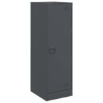 vidaXL Komoda antracitová 34,5x39x107 cm oceľ – Obrázok 2