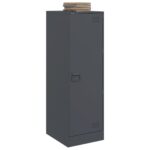 vidaXL Komoda antracitová 34,5x39x107 cm oceľ – Obrázok 4