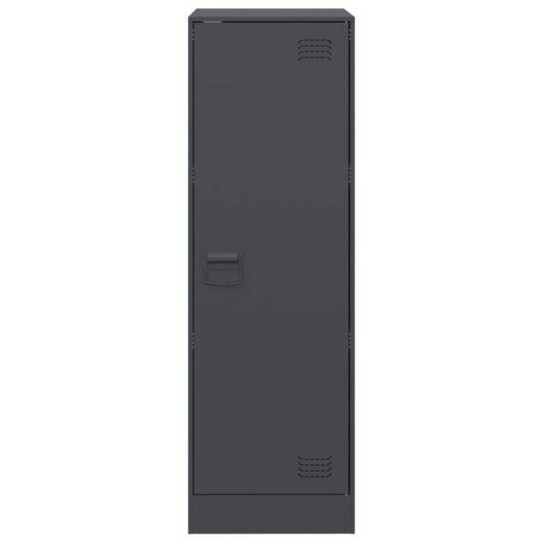 vidaXL Komoda antracitová 34,5x39x107 cm oceľ – Obrázok 6
