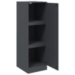 vidaXL Komoda antracitová 34,5x39x107 cm oceľ – Obrázok 7