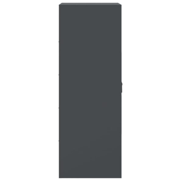 vidaXL Komoda antracitová 34,5x39x107 cm oceľ – Obrázok 8