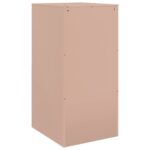 vidaXL Komoda ružová 34,5x39x73 cm oceľ – Obrázok 9