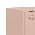 vidaXL Komoda ružová 99x39x73 cm oceľ – Obrázok 11