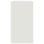 vidaXL Komoda biela 99x39x73 cm oceľ – Obrázok 8