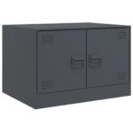 vidaXL Konferenčný stolík antracitový 67x50x44 cm oceľ – Obrázok 2