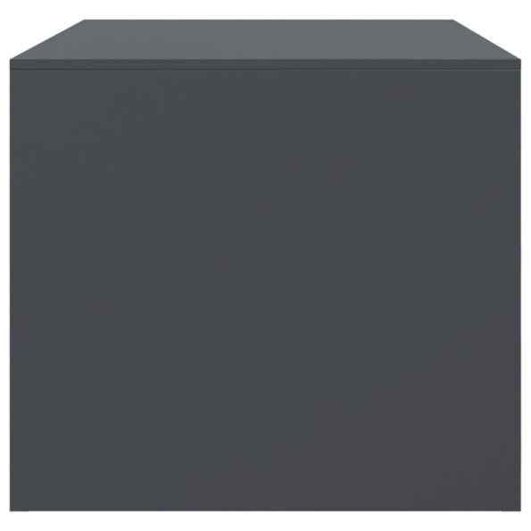 vidaXL Konferenčný stolík antracitový 67x50x44 cm oceľ – Obrázok 8