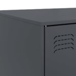 vidaXL Konferenčný stolík antracitový 67x50x44 cm oceľ – Obrázok 10