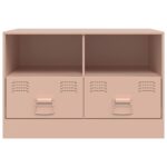 vidaXL TV skrinka ružová 67x39x44 cm oceľ – Obrázok 6