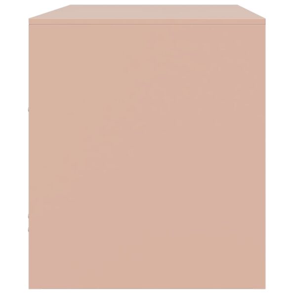 vidaXL TV skrinky 2 ks ružové 67x39x44 cm oceľ – Obrázok 8