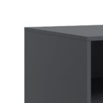 vidaXL TV skrinka antracitová 67x39x44 cm oceľ – Obrázok 10
