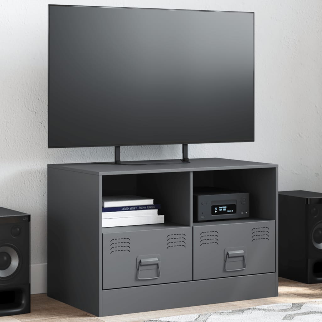VXL8721012426368_m_en_hd_1.jpg vidaXL TV skrinka antracitová 67x39x44 cm oceľ – Obrázok 1