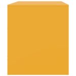 vidaXL TV skrinka horčicovo-žltá 67x39x44 cm oceľ – Obrázok 8