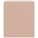 vidaXL Nočné stolíky 2 ks ružové 34,5x39x44 cm oceľ – Obrázok 8