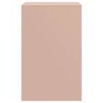 vidaXL Nočné stolíky 2 ks ružové 34,5x39x62 cm oceľ – Obrázok 8