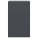 vidaXL Nočný stolík antracitový 34,5x39x62 cm oceľ – Obrázok 8
