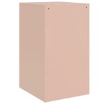 vidaXL Nočný stolík ružový 34,5x39x62 cm oceľ – Obrázok 10