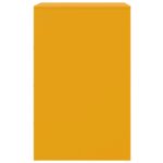 vidaXL Nočný stolík horčicovo-žltý 34,5x39x62 cm oceľ – Obrázok 8