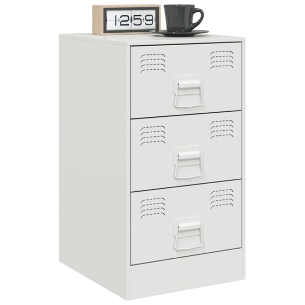 VXL8721012426788_g_en_hd_2.jpg vidaXL Nočný stolík biely 34,5x39x62 cm oceľ – Obrázok 4