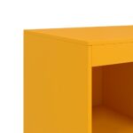 vidaXL Vysoká skrinka horčicovo-žltá 67x39x95 cm oceľ – Obrázok 10