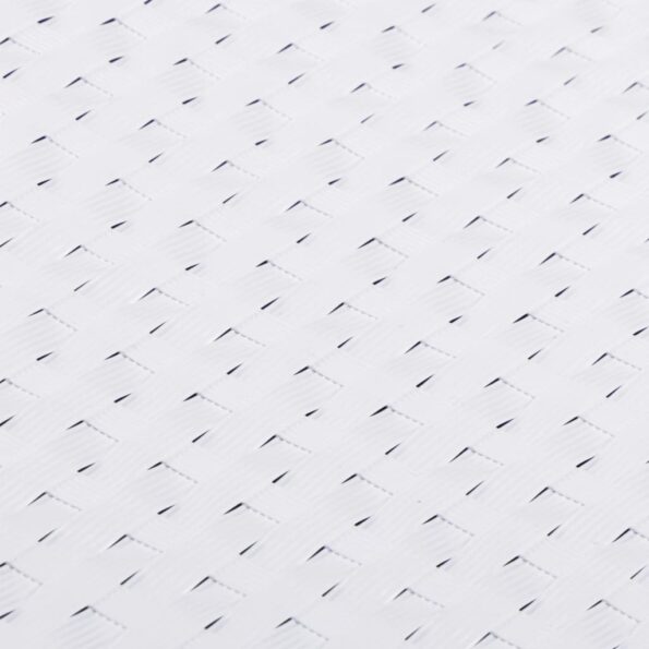 vidaXL Balkónové zásteny 10 ks biele 255x19 cm polyratan – Obrázok 6