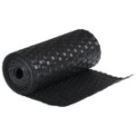 vidaXL Balkónové zásteny 10 ks čierne 255x19 cm polyratan – Obrázok 4