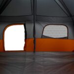 vidaXL Rodinný stan chatka 8 osôb sivo-oranžový vodeodolný – Obrázok 9