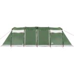vidaXL Rodinný stan tunelový 10 osôb zelený vodeodolný – Obrázok 7