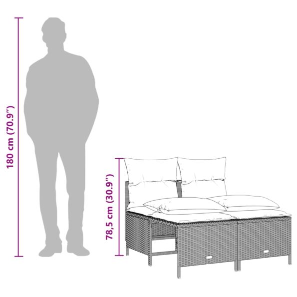 VXL8721012452169_g_en_hd_6.jpg vidaXL 4-dielna záhradná sedacia súprava a vankúše svetlosivá – Obrázok 8
