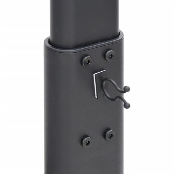 vidaXL Rohový TV stojan 3-vrstvový pre 32-65 palcov čierny – Obrázok 10