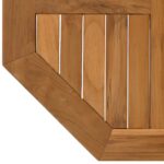 vidaXL Stolová doska 60x60x2,5 cm osemuholník masívne teakové drevo – Obrázok 5