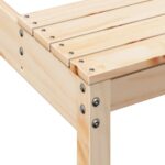 vidaXL Piknikový stôl 110x134x75 cm borovicový masív – Obrázok 7