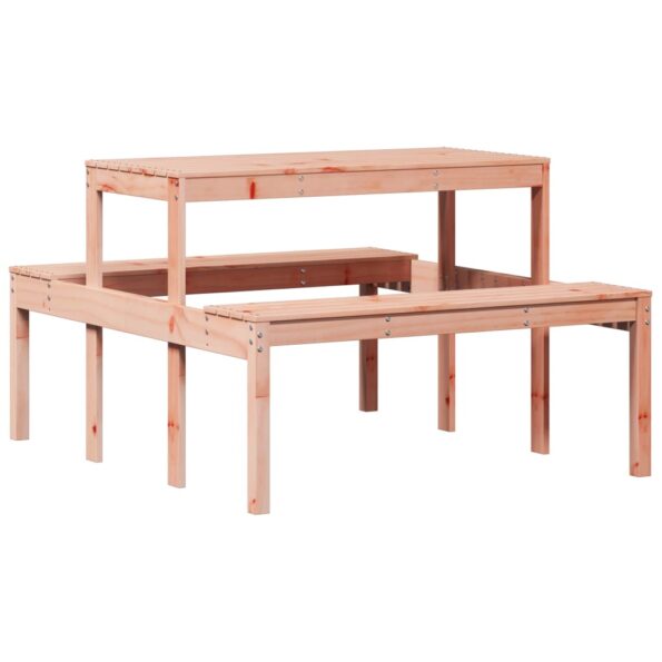vidaXL Piknikový stôl 110x134x75 cm masívny douglas – Obrázok 2