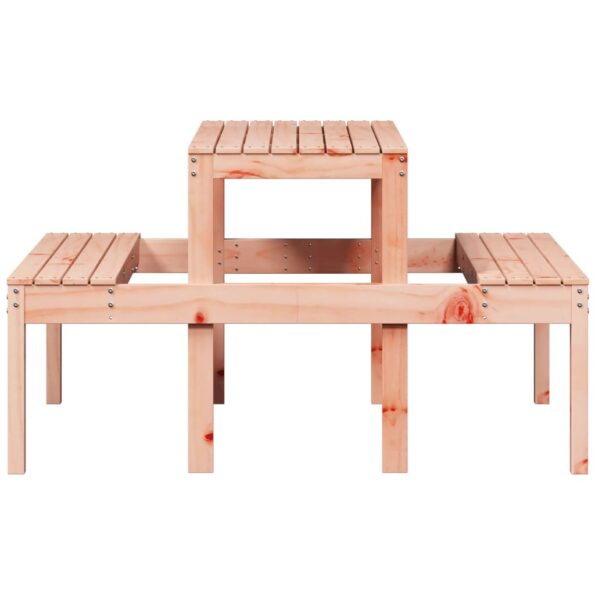 vidaXL Piknikový stôl 110x134x75 cm masívny douglas – Obrázok 5