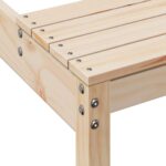 vidaXL Piknikový stôl 160x134x75 cm borovicový masív – Obrázok 7