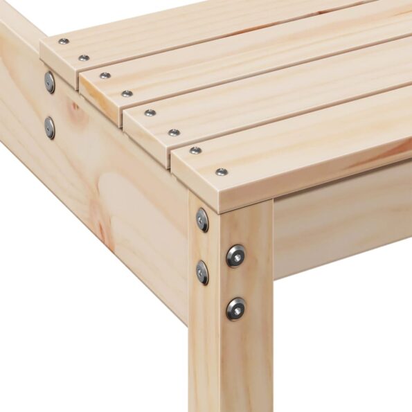 vidaXL Piknikový stôl 160x134x75 cm borovicový masív – Obrázok 7