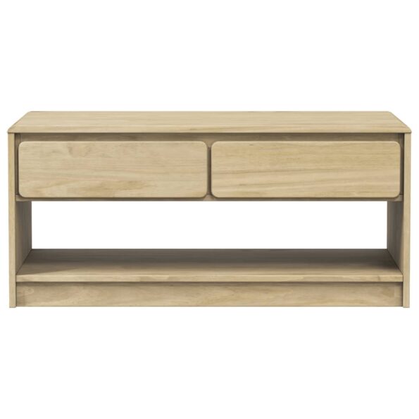 vidaXL Konferenčný stolík SAUDA dub 99x55x45 cm borovicový masív – Obrázok 4
