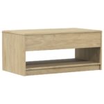 vidaXL Konferenčný stolík SAUDA dub 99x55x45 cm borovicový masív – Obrázok 6