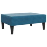 vidaXL Podnožka modrá 77x55x31 cm zamat – Obrázok 2