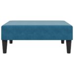 vidaXL Podnožka modrá 77x55x31 cm zamat – Obrázok 4