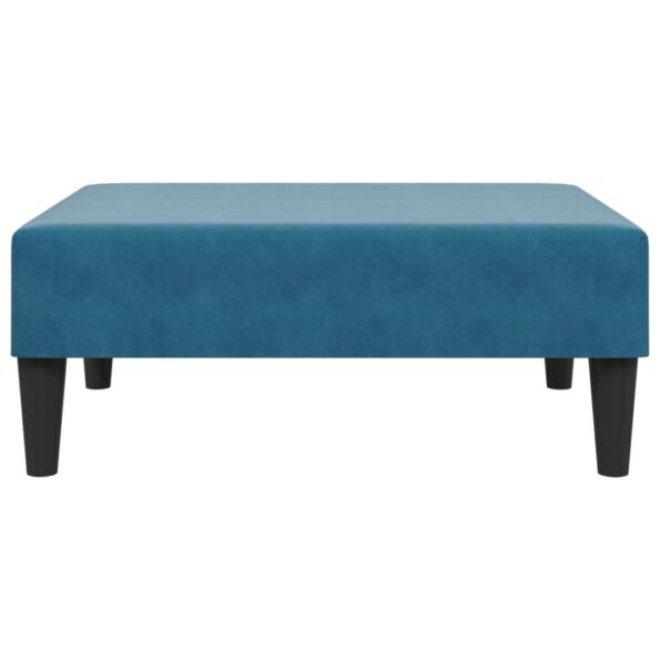 vidaXL Podnožka modrá 77x55x31 cm zamat – Obrázok 4