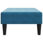 vidaXL Podnožka modrá 77x55x31 cm zamat – Obrázok 5