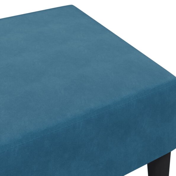 vidaXL Podnožka modrá 77x55x31 cm zamat – Obrázok 6