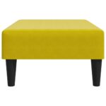 vidaXL Podnožka žltá 77x55x31 cm zamat – Obrázok 5